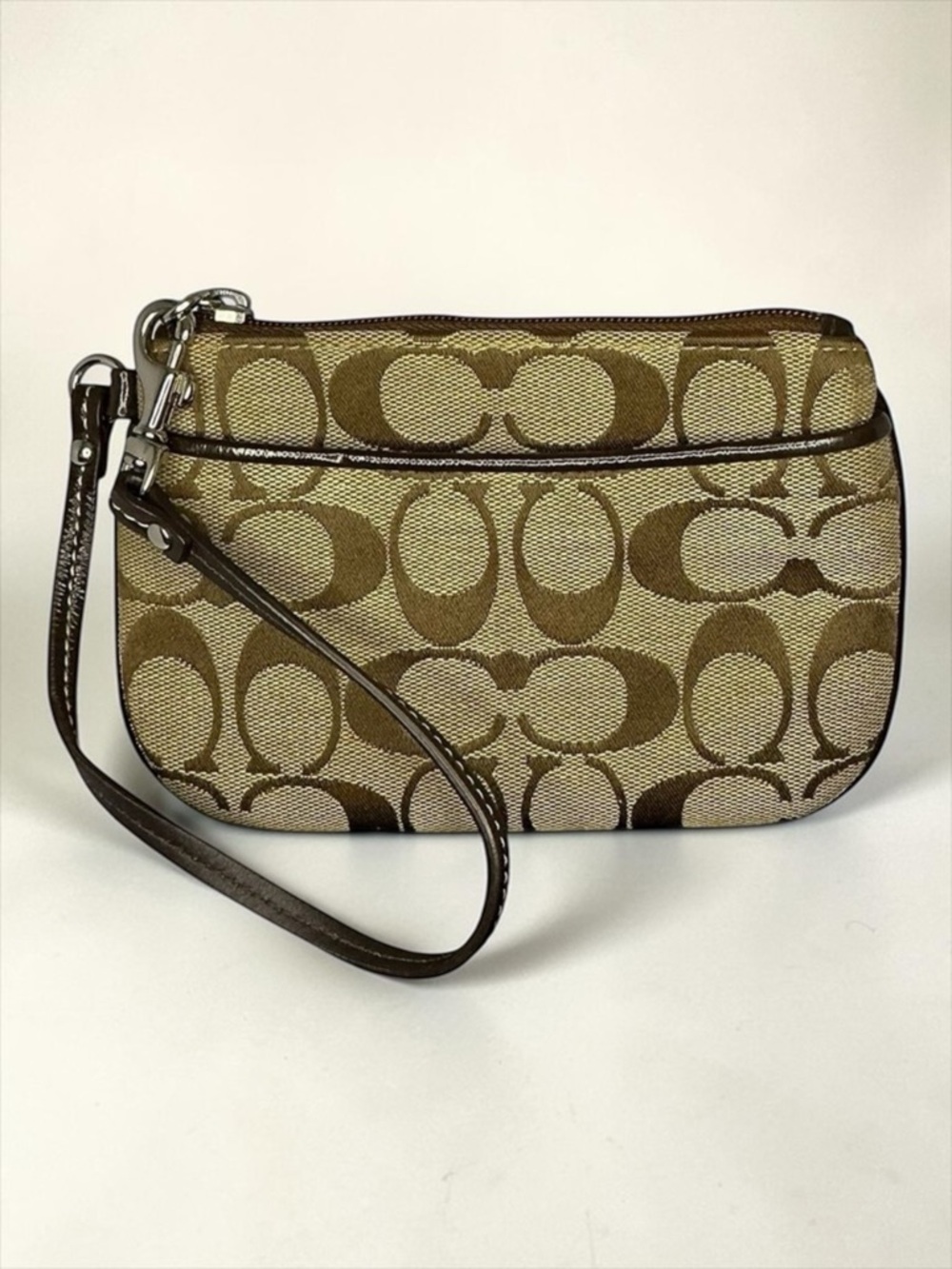 Coach Signature Wristlet